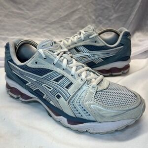 Asics Gel-Kayano 14 Womens Running Shoes Blue Grey Suede Mesh 1202A056-400